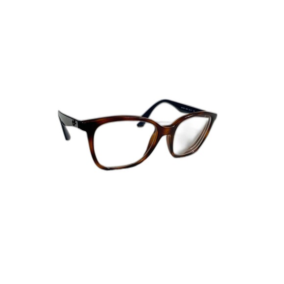 RAY BAN RB 7056 5585 BLACK/brown AUTHENTIC FRAMES Only EYEGLASSES 52-17 140 - Picture 1 of 8